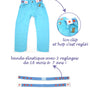 Magic belt without buckle (Made in France) Pink