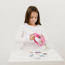 headband / headband (red striped) 3 patch in organic cotton GOTS oekotex