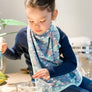 grande serviette de table, grande serviette de table pour enfant, linge de table pour enfant,