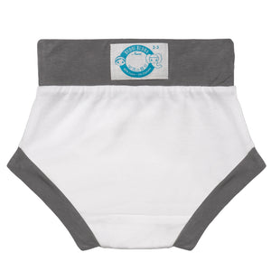 Slip-on briefs (2-11 years) OEKOTEX (Grey)