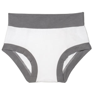 Slip-on briefs (2-11 years) OEKOTEX (Grey)